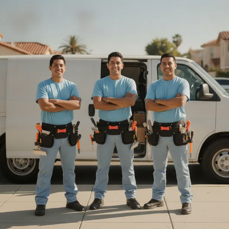 Ladrilhador equipe em Paco do Lumiar